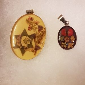 Floral pendants